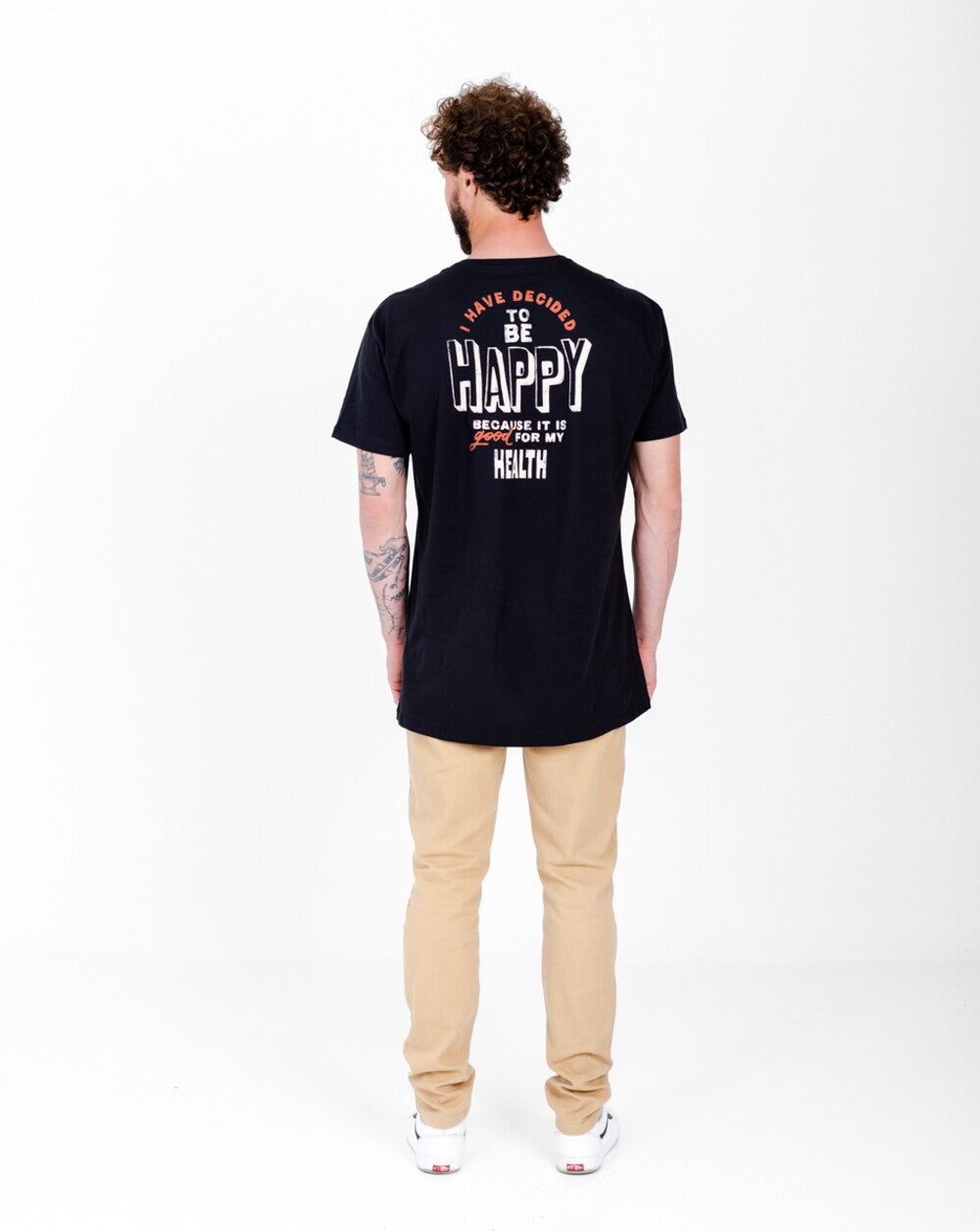 Camiseta All Gender Be Happy - Preta