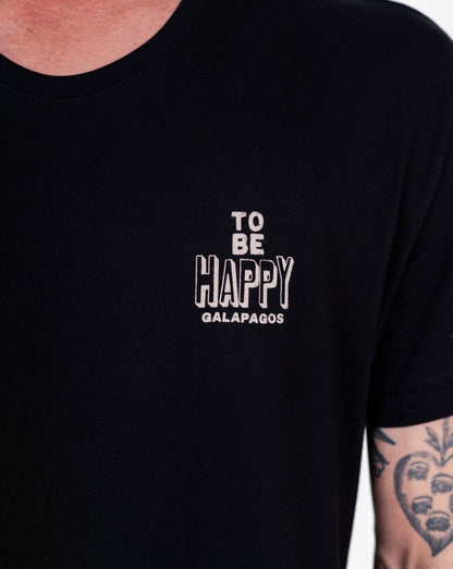 Camiseta All Gender Be Happy - Preta