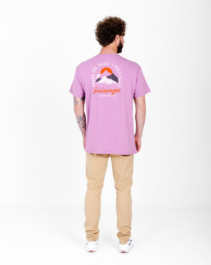 Camiseta All Gender Peace Place - Roxo