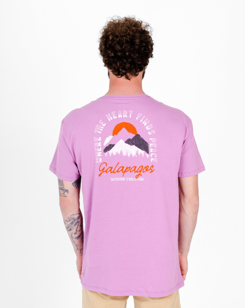 Camiseta All Gender Peace Place - Roxo