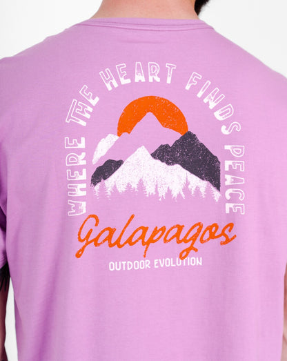 Camiseta All Gender Peace Place - Roxo