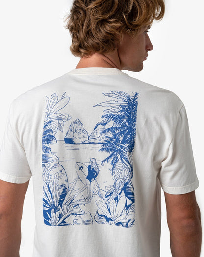 Camiseta All Gender Surfer Girl - Off White