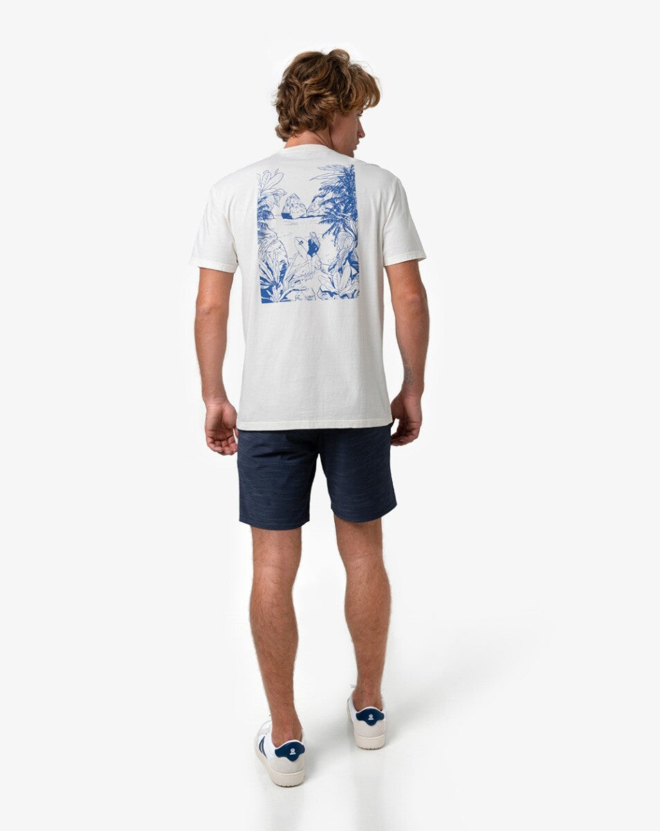 Camiseta All Gender Surfer Girl - Off White