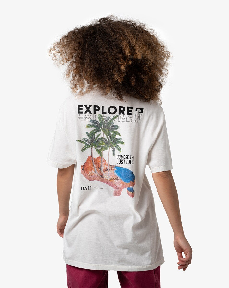 Camiseta All Gender Explore - Off White