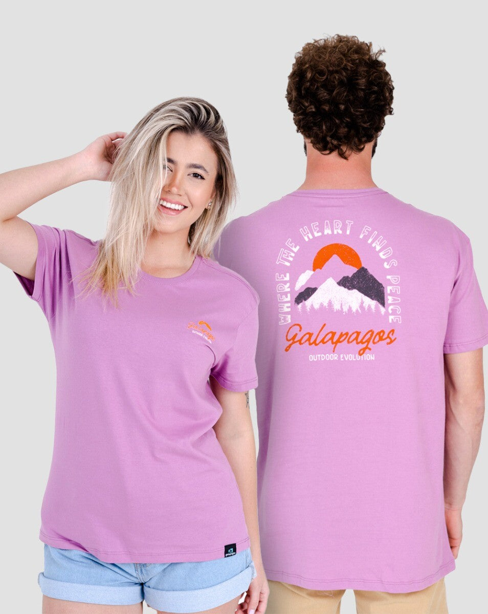 Camiseta All Gender Peace Place - Roxo
